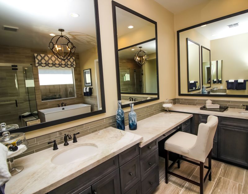 Stylish Vanity and Mirror